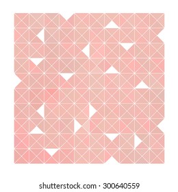 Vector pattern of geometric shapes. Colorful-mosaic-banner. Geometric hipster retro background with place for your text. Retro triangle background