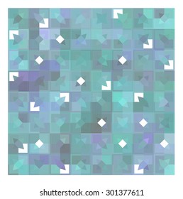 Vector pattern of geometric shapes. Colorful-mosaic-banner. Geometric hipster retro background with place for your text. Retro triangle background