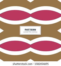 Vector pattern of geometric shapes. Mosaic seamless texture 