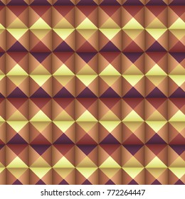 Vector pattern with geometric shapes, rhombus. Seamless background with zigzag motif. Multicolor illustration. Colorful repeatable texture.