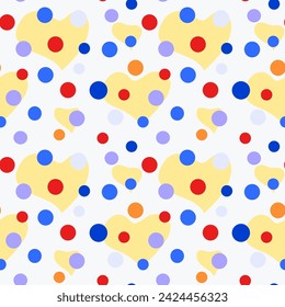 Vector pattern geometric, shapes, pattern, star, circle, triangle, oval, rectangle, lines, wave