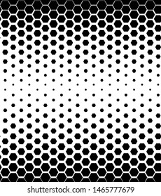 Vector pattern of geometric shapes transitions