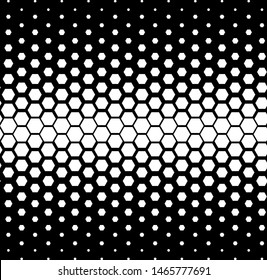 Vector pattern of geometric shapes transitions