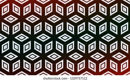 Vector Pattern In Geometric Style with smooth multicolored colorful gradient background. Lines. Modern Elegant Background. For Your Design.