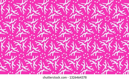 Vector pattern in geometric style. Triangles, lines. Modern elegant background. For your design. Rose purple whuite color. seamless