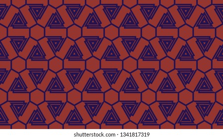 Vector pattern in geometric style. Triangles, lines. Modern elegant background. For your design