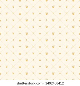 vector pattern of gold crown