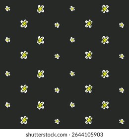 Vector pattern of green leaves of a herbaceous plant of the Polygonum. Summer mood of nature. Earth braided with leaves. For eco design of textiles, packaging, backgrounds.