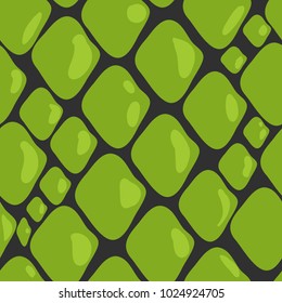 Vector Pattern of Green Snake Skin. Background of Snake Skin . Animal Print