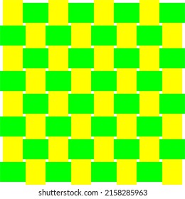 Vector pattern in green and yellow. seamless pattern
