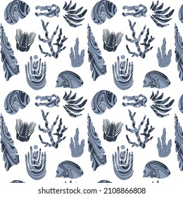Vector pattern with  hand drawn  minimalistic illustration. Creative artwork. Template for card, poster, banner, print for t-shirt, pin, badge, patch.