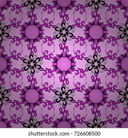  Vector pattern Henna tattoo style. Can be used for textile, greeting card, coloring book, phone case print. Ethnic Mandala ornament. Indian floral paisley medallion pattern.