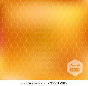 vector pattern with honeycombs