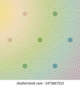 Vector pattern icon, abstraction, logo.