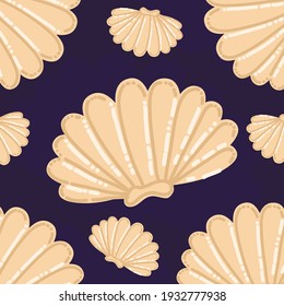 Vector pattern illustration with coral background. Illustration for greeting cards, posters, banners and placards