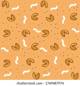 Vector pattern, vector image, fortune cookies.