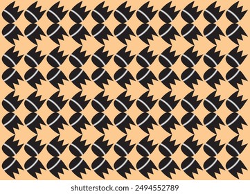 Vector pattern image and illustrator color editable design.