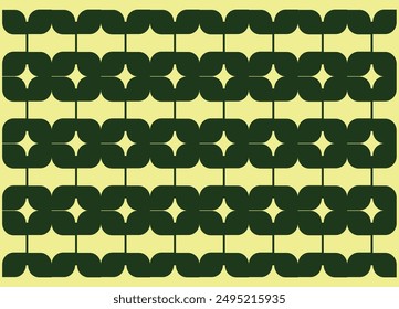 Vector pattern image and illustrator color editable design.