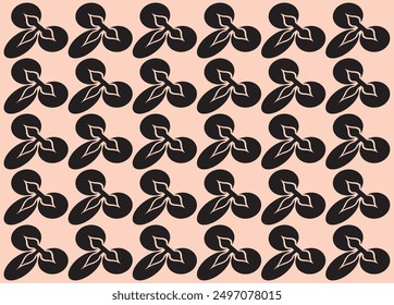 Vector pattern image and illustrator color editable design.