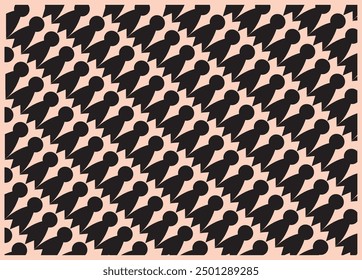 Vector pattern image and illustrator color editable design.