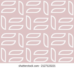 Vector pattern with imitation of a geometric droplet on a pink background for fabric, covers, paper