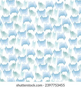 Vector pattern with imitation of watercolor. The pattern for the print.