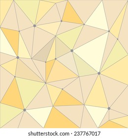 Vector Pattern. Irregular abstract linear grid. Graphical hand drawn background. Reticulated monochrome texture. EPS10