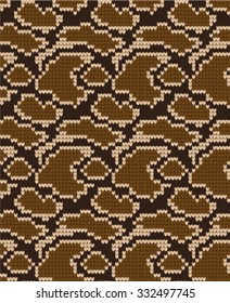 VECTOR PATTERN Knitting snakeskin