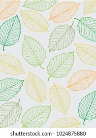 vector pattern leaves