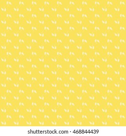 Vector pattern with leaves in yellow tones