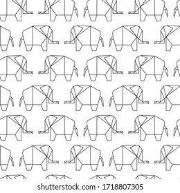Vector pattern of linear origami images