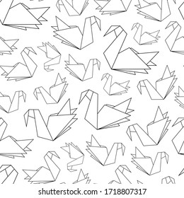 Vector pattern of linear origami images