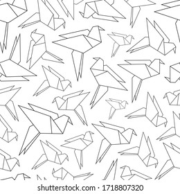 Vector pattern of linear origami images