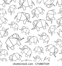 Vector pattern of linear origami images