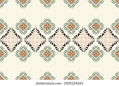 vector pattern The lines combine flowers, leaves, and animals that are unique and imaginative.