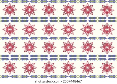 vector pattern The lines combine flowers, leaves, and animals that are unique and imaginative.