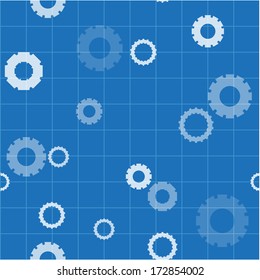 Vector pattern made with gears