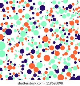 Vector pattern made of many colorful dots for cover, certificate or diplomas, decorative frames. Not a seamless, sorry!
