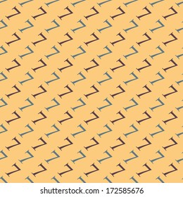 Vector pattern made with the number 7