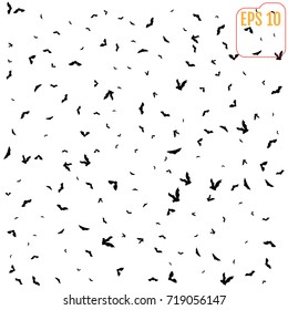 Vector pattern with many bats