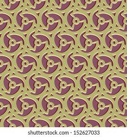 Vector pattern with mashrabia ornament