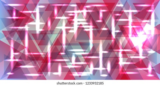 Vector pattern of metal in pastel pink colors. For decoration of holidays and decorative interior.