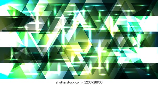 Vector pattern of metal stripes in light green colors. For decoration of holidays and decorative interior.
