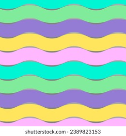 Vector pattern. Modern stylish abstract texture. Repeating geometric shapes from striped elements
