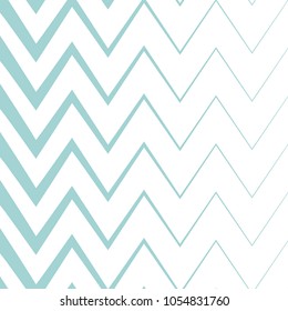 Vector pattern. Modern stylish texture with zigzag stripes. Geometric abstract background.White and blue