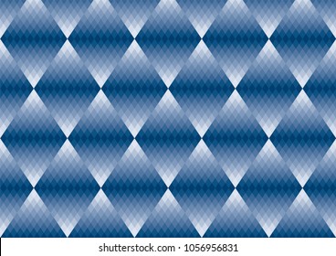 Vector pattern. Modern stylish texture with monochrome trellis.