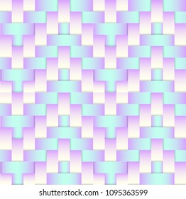 Vector pattern. Modern stylish texture with monochrome trellis. Repeating geometric triangular grid. Simple graphic design. Trendy hipster sacred geometry and Pastel color style.