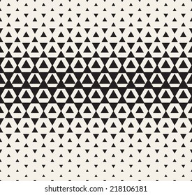 Vector pattern. Modern stylish texture. Repeating geometric tiles. Halftone from triangles