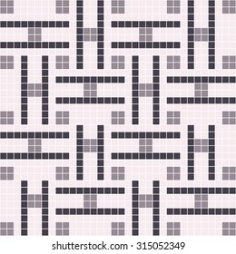 Vector pattern. Modern stylish texture. Repeating abstract background with sett.Decorative tile.