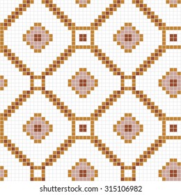 Vector pattern. Modern stylish texture. Repeating abstract background with sett.Decorative tile.